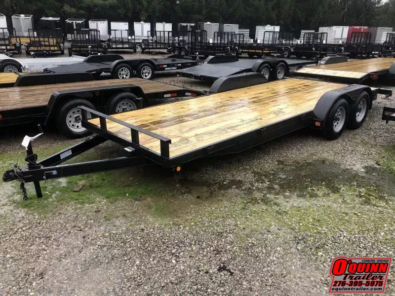 2027 P&T Trailers 82x20 Wood floor channel frame Car Hauler Car / Racing Trailer