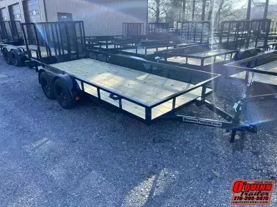 2026 P&T Trailers 76X16 gate brake Utility Trailer