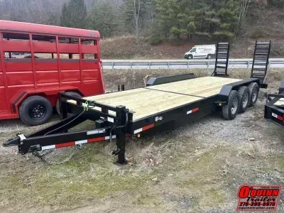 2026 P&T Trailers 82x22 21K Tri-Axle Equipment Trailer