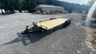 2026 Other 82x20 Wood Floor 5Ton Car Hauler Left Removable Fender Winch Plate