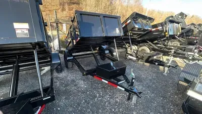 2026 P&T Trailers 5X8 5K w/brakes Dump Trailer