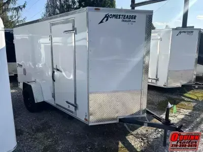2027 Homesteader Trailers 6x12 Intrepid sd double door single axle Enclosed Cargo Trailer