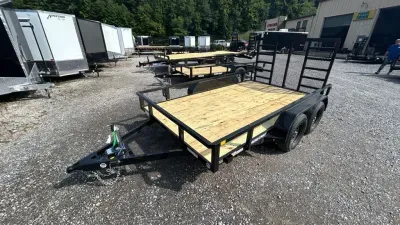2027 Sure-Trac 82x12 Tandem Tube Top w/gate Utility Trailer