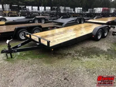 2026 P&T Trailers 82x20 Wood floor channel frame Car Hauler Car / Racing Trailer