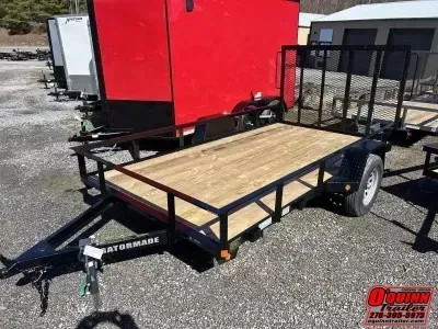 2027 Gatormade Trailers 76x12 gate single axle Utility Trailer