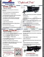 new Dump Trailers Hawke Trailers  for sale, in Coeburn, VA Thumbnail 3