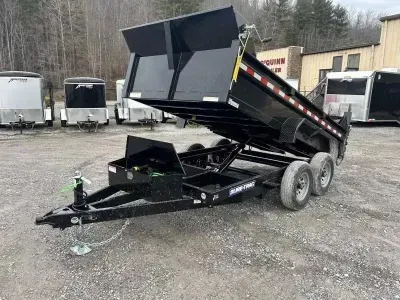 2026 Sure-Trac 6X12 5TON Low Profile Dump w/Ramps & Tarp Dump Trailer