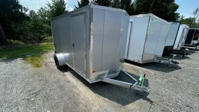2027 Alcom-Stealth 6x12 XLT Pro Aluminum sd ramp 6in extra ht Cargo / Enclosed Trailer