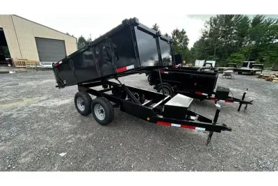 2026 P&T Trailers 6X10 5TON DECKOVER Dump Trailer