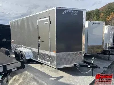 2027 Homesteader Trailers 7x16 OHV Intrepid 7ft tall spoiler polycore Enclosed Cargo Trailer