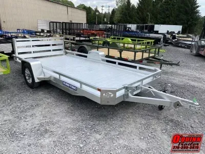 2027 Sure-Trac 78X14 Low Side Single Axle All Aluminum Utility Trailer