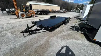 2026 Other 82x20 Steel Floor 5Ton Car Hauler Left Removable Fender Winch Plate 4 Drings