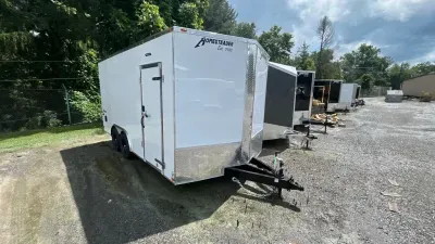 2027 Homesteader Trailers 8.5X16 Intrepid HD 5 ton SD RAMP 7FT TALL wide ramp