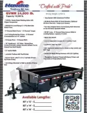 new Dump Trailers Hawke Trailers  for sale, in Coeburn, VA Thumbnail 2