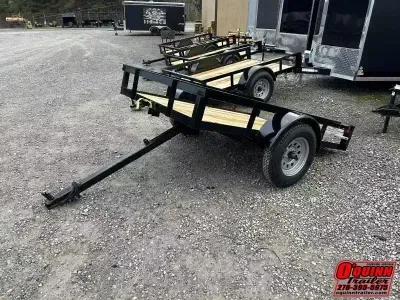 2026 P&T Trailers 5x8 Tilt 15" Tires Utility Trailer