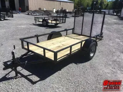 2026 P&T Trailers 5x10 3K w/gate single axle Utility Trailer
