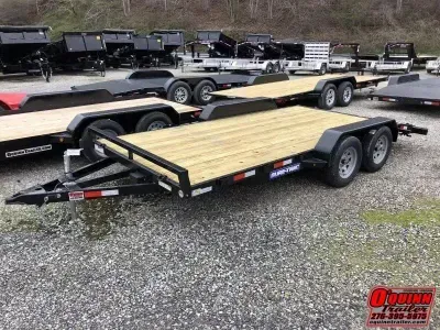 2025 Sure-Trac 82x16 Wood Floor Car Hauler Left Removable Fender Car / Racing Trailer