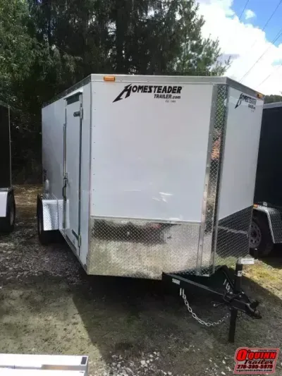 2027 Homesteader Trailers 7x12 Intrepid single axle sd ramp door Enclosed Cargo Trailer