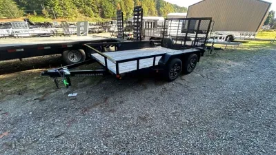 2026 Gatormade Trailers *USED LIKE NEW 2026* 82X12 W/Alum Wheels TANDEM Utility Trailer