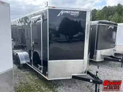 2027 Homesteader Trailers 7x16 Intrepid 6'6" tall sd ramp Enclosed Cargo Trailer