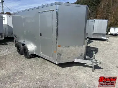 2026 Alcom-Stealth 7x14 XLT Pro Aluminum sd ramp Cargo / Enclosed Trailer