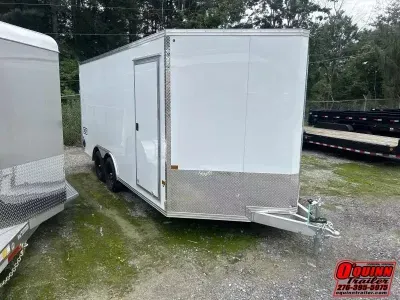 2026 Alcom-Stealth 8.5x16 3.5 ton XLT Pro Aluminum sd ramp Car Hauler Cargo / Enclosed Trailer