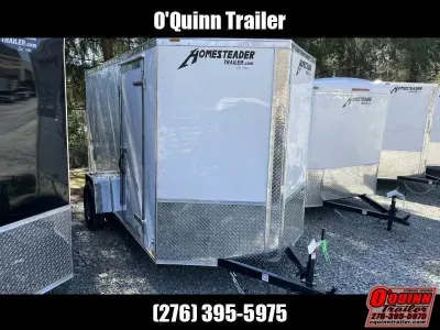 2025 Homesteader Trailers 6x12 Intrepid single axle sd ramp *FREE SPARE* Enclosed Cargo Trailer