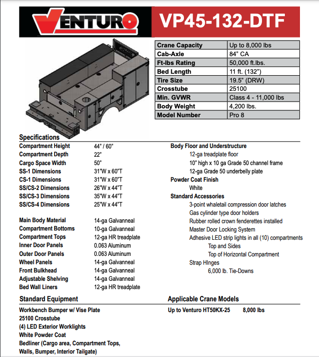 new Service Bodies Venco Venturo  for sale, in Wharton, TX Thumbnail 20