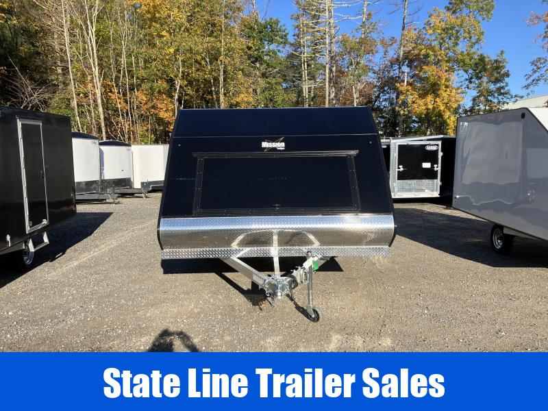 2025 Mission Mission 101x12 Crossover Hybrid Snowmobile Trailer in