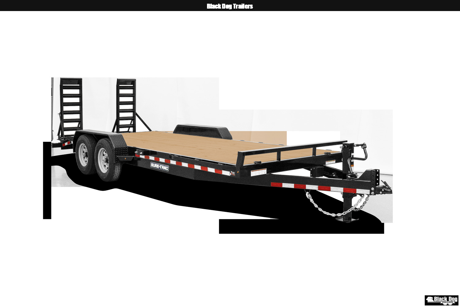 2023 Sure-Trac 7 x 20 (18+2) Equipment Trailer  14K