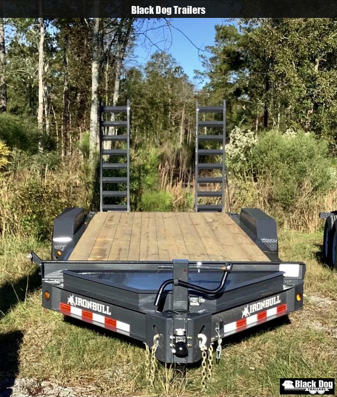 2023 Iron Bull Trailers 83x22 Equipment Trailer Black Dog Trailers