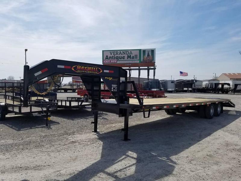 New 2018 Maxwell 102 x 32 Gooseneck Tandem Dually Equipment Flatbed Trailer New 2018 Maxwell 102 x 32 Gooseneck Tandem Dually Equipment Flatbed Trailer