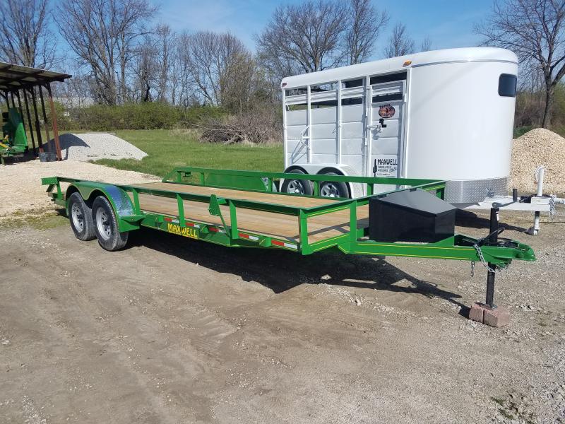 2022 Maxwell 83x20 Railed Deluxe Utility Trailer w8NQXI