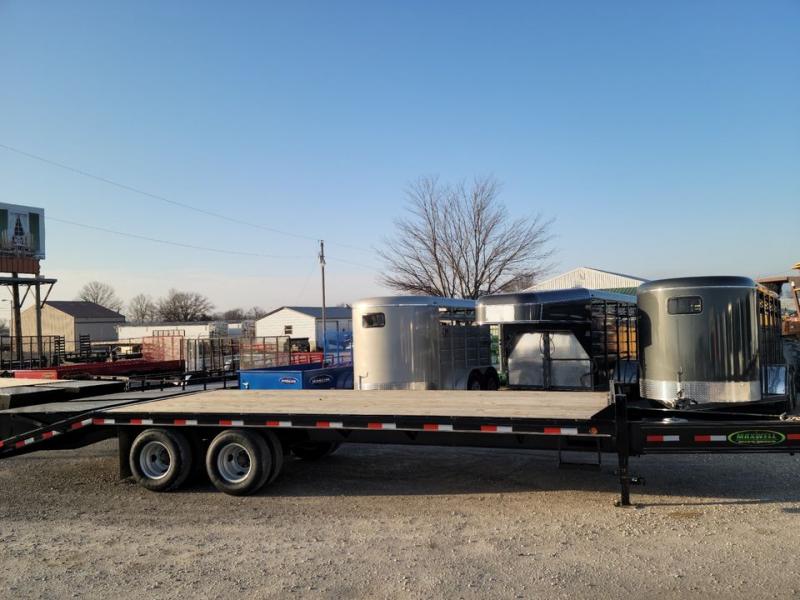2022 Maxwell DC 25' pintle tag equipment Flatbed Trailer Maxwell