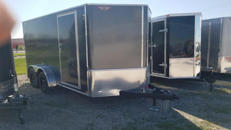 2021 H and H Trailer Tandem V nose Enclosed Cargo Trailer 2021 H and H Trailer Tandem V nose Enclosed Cargo Trailer