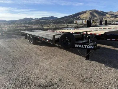 2025 Walton Trailers 14K - 24' Deckover Flatbed Trailer