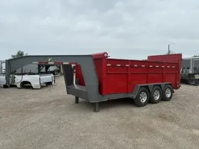 2018 BWise 16' Gooseneck Ultimate Dump Trailer
