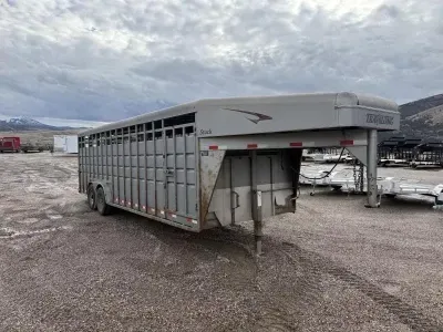 2017 Travalong 7.5x24 Stock / Stock Combo Trailer