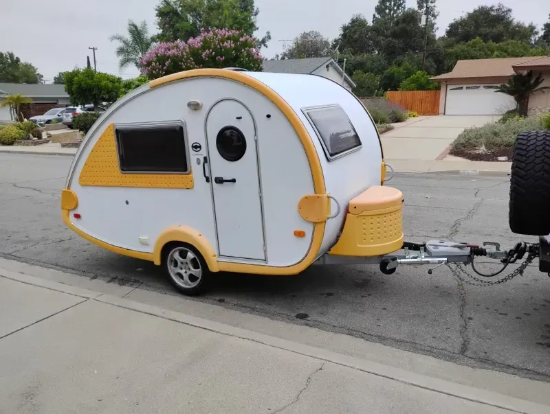 2007 Tab T@b lightweight teardrop trailer, solar, no brake controller needed