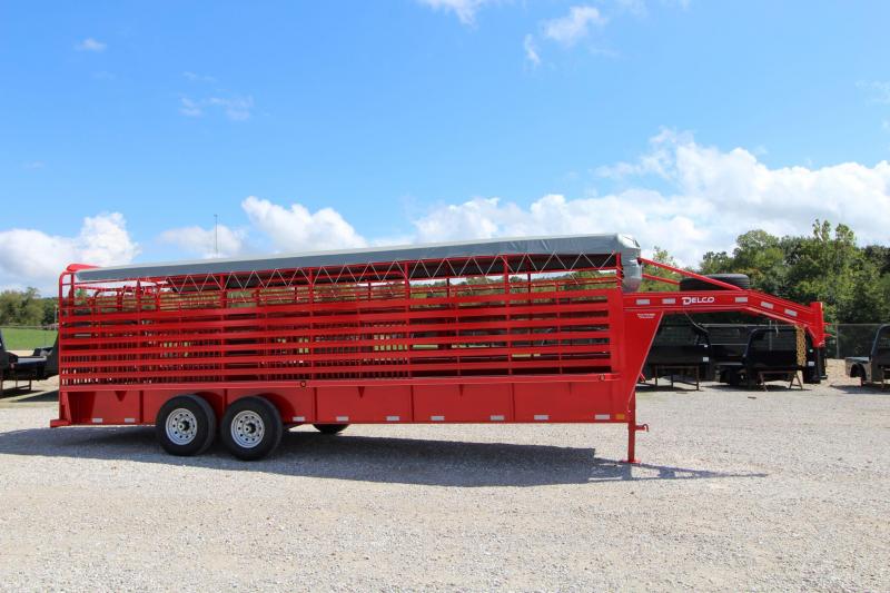 2022 Delco Trailers B824R727R Livestock Trailer 2022 Delco Trailers B824R727R Livestock Trailer