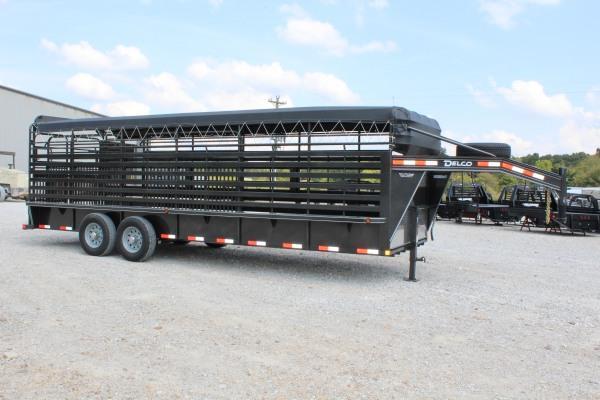 2021 Delco Trailers 6'8 x 24' Livestock Trailer 2021 Delco Trailers 6'8 x 24' Livestock Trailer