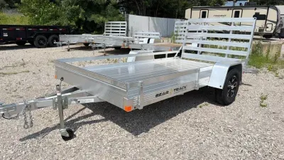 2026 Bear Track 76" Wide U T – 3,500 lb Axle (BTU76144F) W/Side Rail Kit