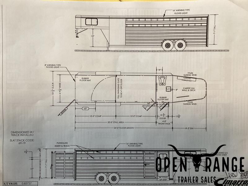 2023 Cimarron Trailers Lonestar Stock Combo Trailer 2023 Cimarron Trailers Lonestar Stock Combo Trailer