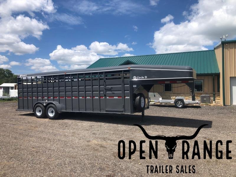 2022 Circle D 6'8"X24' GN Livestock Trailer 2022 Circle D 6'8"X24' GN Livestock Trailer