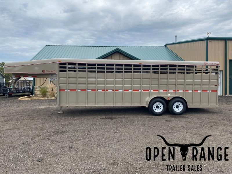 2023 Circle D 6824GNST Stock / Stock Combo Trailer 2023 Circle D 6824GNST Stock / Stock Combo Trailer