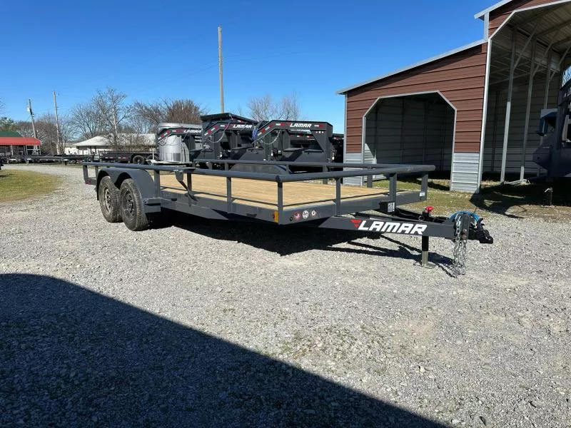 2026 Lamar Trailers 83" X 18' GVWR 7K COMMERCIAL Utility Trailer