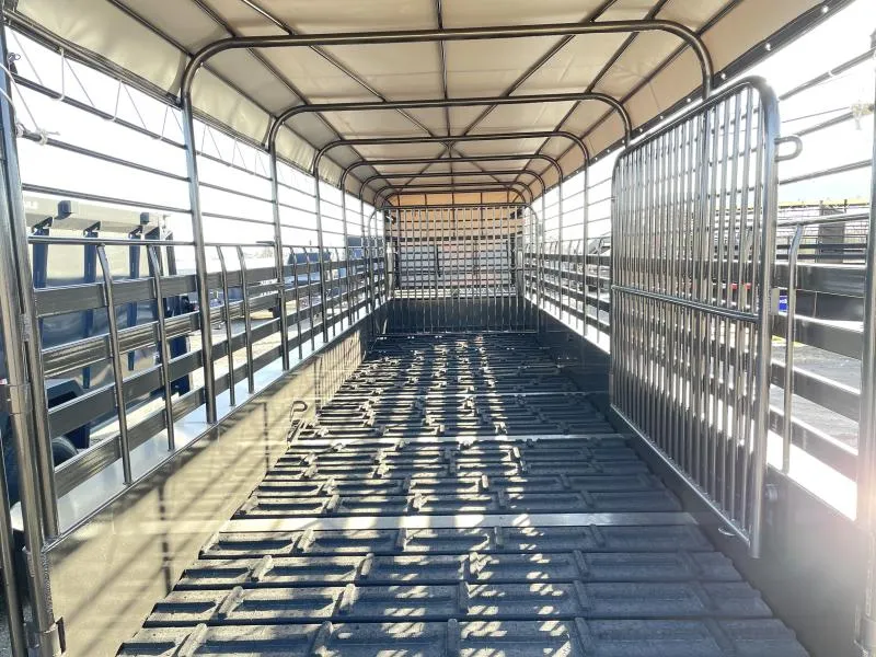 new Stock / Stock Combo Trailers Gooseneck  for sale, in Reno, TX Thumbnail 8