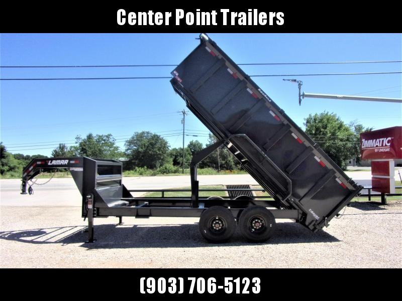 2021 Lamar Trailers 83 x 16 Low Pro Gooseneck Dump Trailer GVWR 16K 2021 Lamar Trailers 83 x 16 Low Pro Gooseneck Dump Trailer GVWR 16K