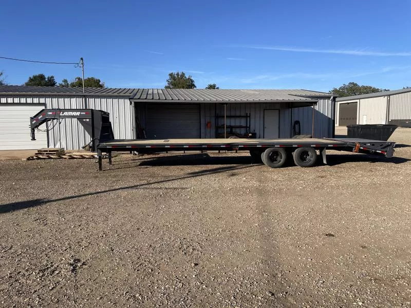 2026 Lamar Trailers 102" X 32' GVWR 20K GOOSENECK Flatbed Trailer
