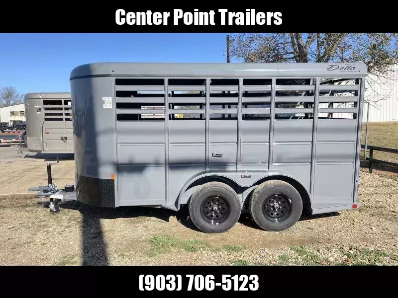 2026 Delta Trailers 6' X 14' GVWR 7K Stock / Stock Combo Trailer